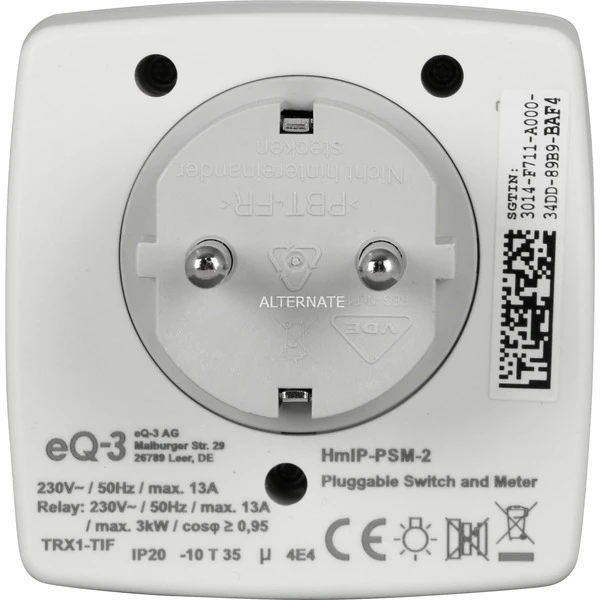 Homematic IP HmIP Schalt-Mess-Steckdose (HmIP-PSM-2) – Bild 6