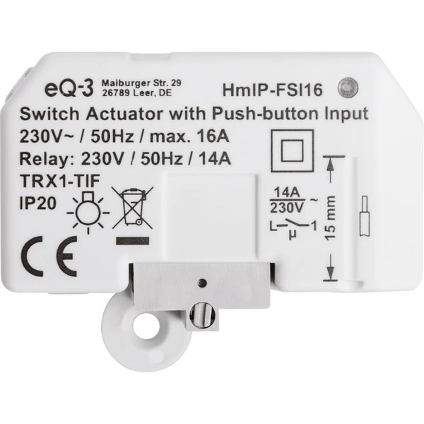 Homematic IP Schaltaktor Mit Tastereingang (HmIP-FSI16), Schalter 4 Homematic IP Schaltaktor Mit Tastereingang (HmIP-FSI16), Schalter – Bild 2