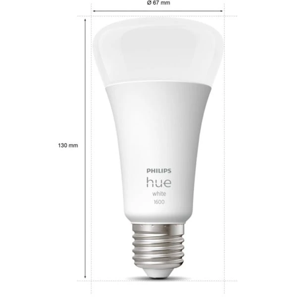 Philips Hue White A67 E27, LED-Lampe 5 Philips Hue White A67 E27, LED-Lampe – Bild 3