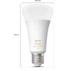 Philips Hue White Ambiance A67 E27, LED-Lampe -Philip Hye Geschaft Philips Hue White Ambiance A67 E27 LED Lampe@@1791990 2