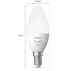 Philips Hue White E14, LED-Lampe 8 Philips Hue White E14, LED-Lampe -Philip Hye Geschaft Philips Hue White E14 LED Lampe@@1791974 2
