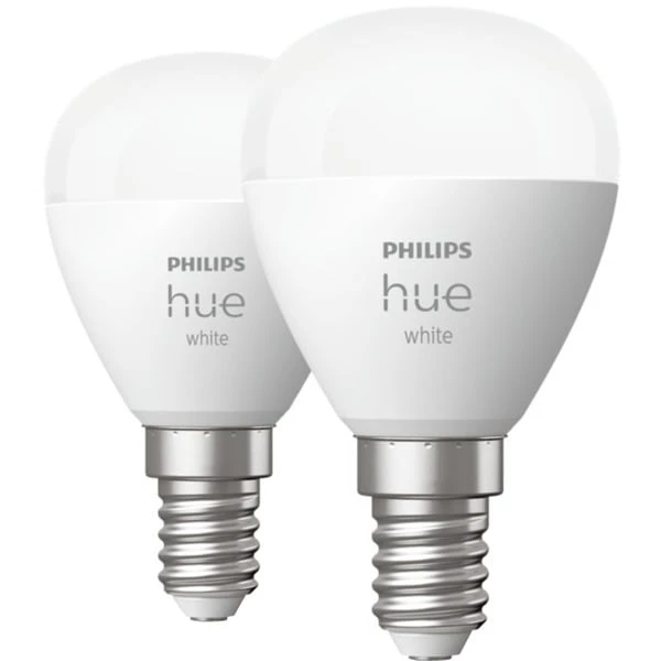 Philips Hue White Tropfenform P45 E14, LED-Lampe 4 Philips Hue White Tropfenform P45 E14, LED-Lampe – Bild 2