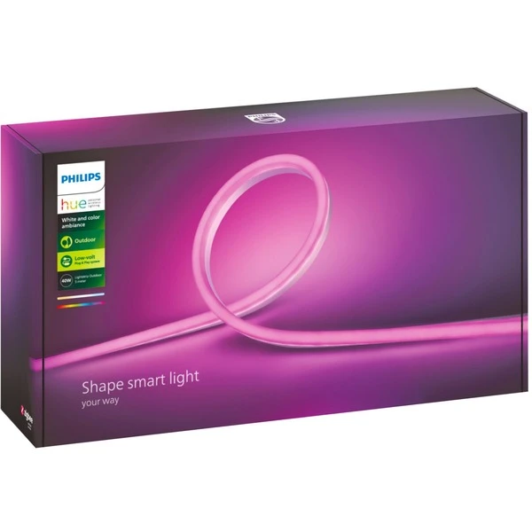 Philips Hue White & Color Ambiance Outdoor Lightstrip 5 Meter, LED-Streifen 3 Philips Hue White & Color Ambiance Outdoor Lightstrip 5 Meter, LED-Streifen