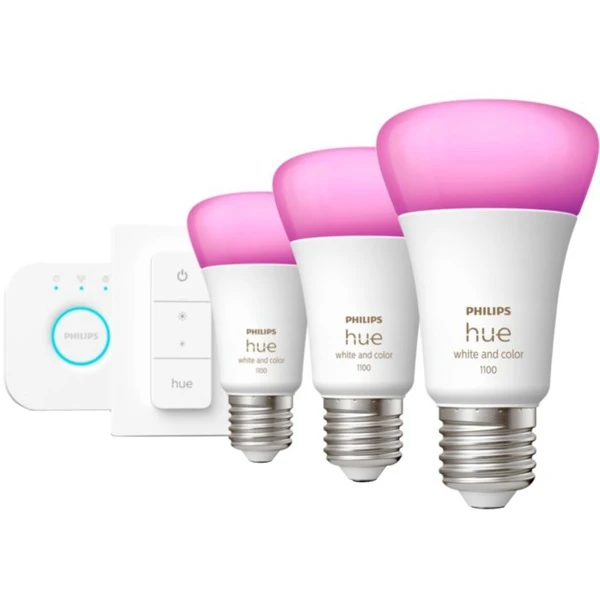 Philips Hue White & Color Ambiance Starter-Kit E27, LED-Lampe