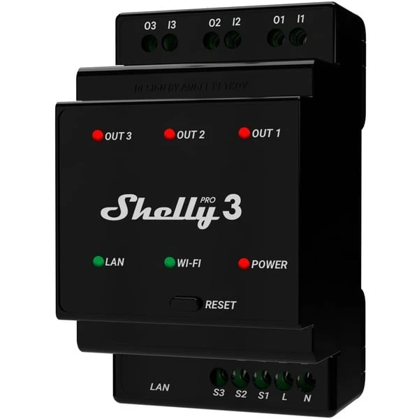 Shelly Pro 3, Relais 3 Shelly Pro 3, Relais